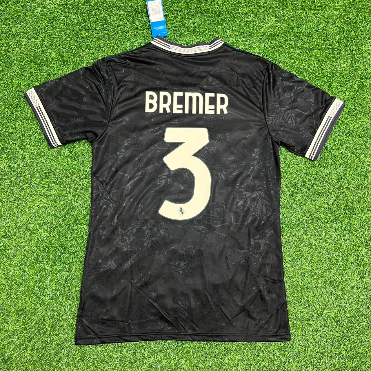 Gleison Bremer Juventus 2026 New Season Black Football Jersey Kit