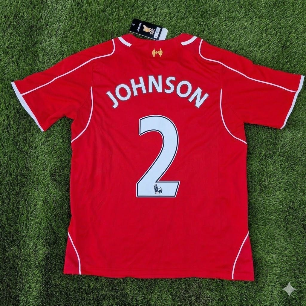 Glen Johnson 2- Liverpool 2014/15 Heim Retro Trikot Fußballhemd