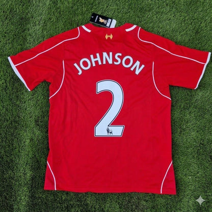 Glen Johnson 2- Liverpool 2014/15 Heim Retro Trikot Fußballhemd