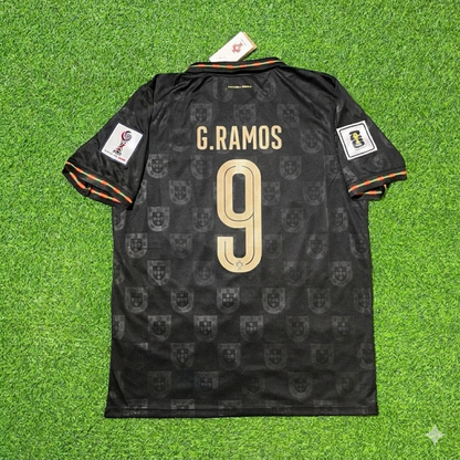 Gonçalo Ramos #9 Portugal 2026 World Cup Black Football Jersey