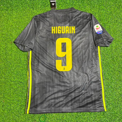 Gonzalo Higuaín #9 Juventus 2017-2018 Retro Home Football Jersey
