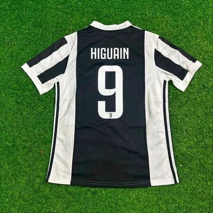Gonzalo Higuain #9 Juventus 2017-2018 Retro Football Jersey