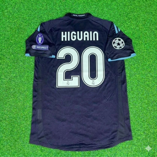 Gonzalo Higuaín 20- Real Madrid 2009/2010 Away Retro Football Jersey Kit