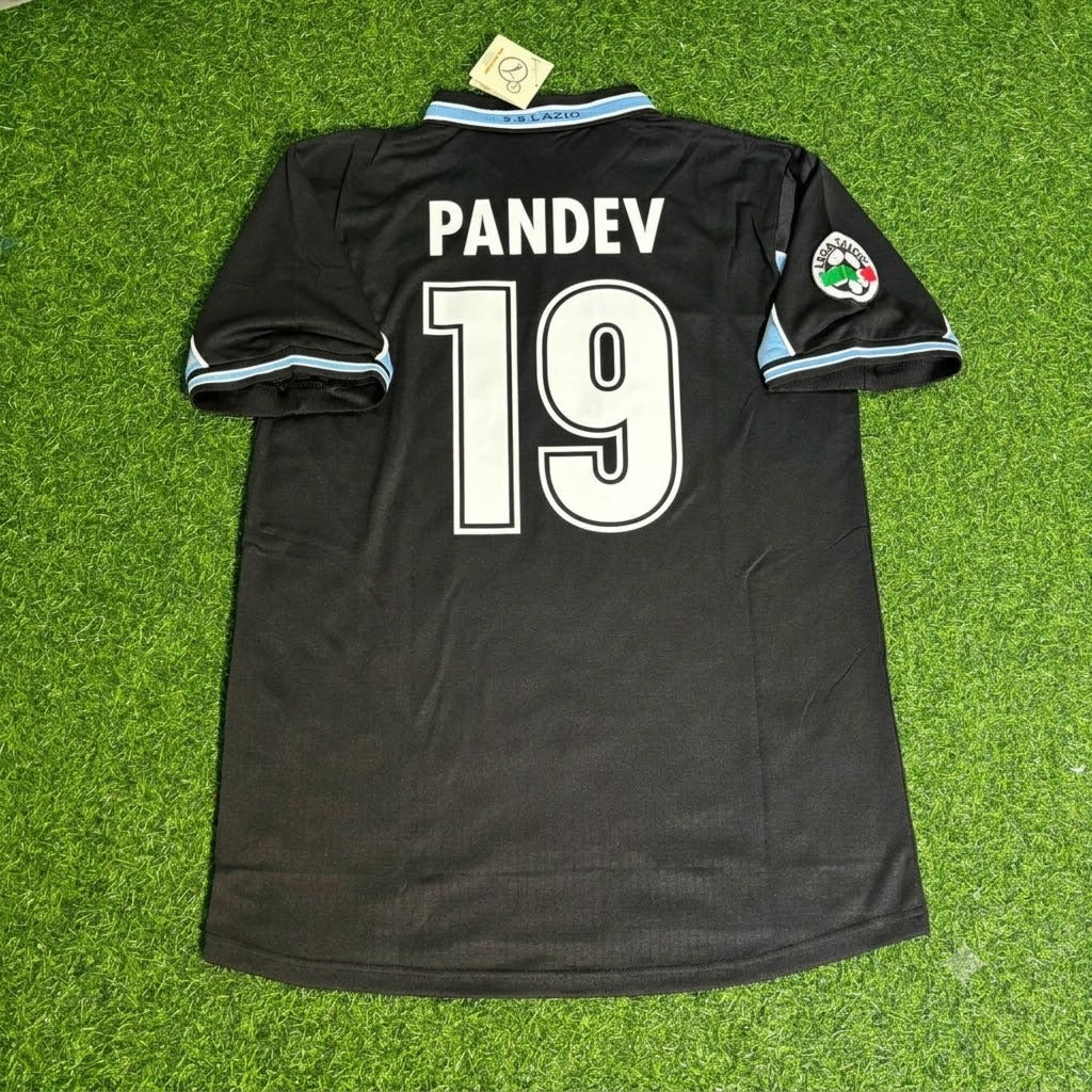 Goran Pandev Lazio Commemorative Black Retro Football Jersey