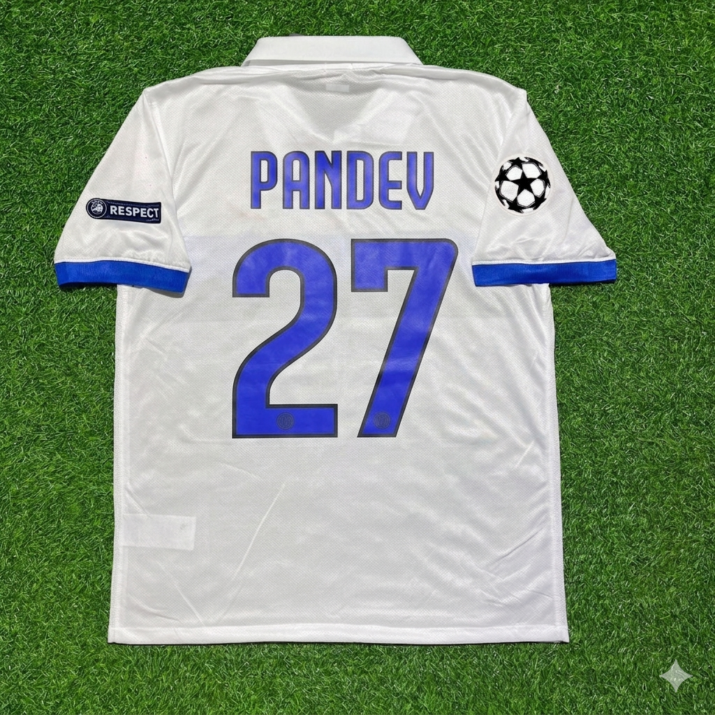 Goran Pandev Inter 2009/2010 White Retro Football Jersey