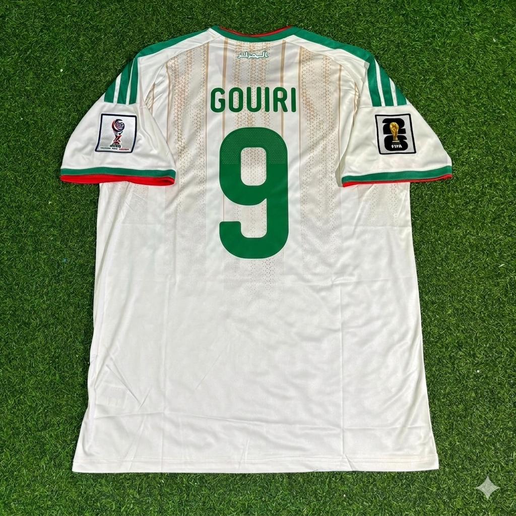 Amine Gouiri Algeria 2026 World Cup White Football Jersey