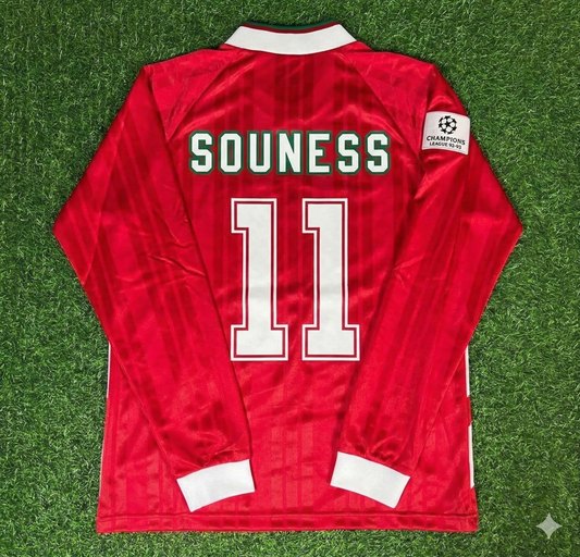 Graeme Souness Liverpool Long Sleeve Retro Kit Jersey Trikot Maillot Soccer Shirt