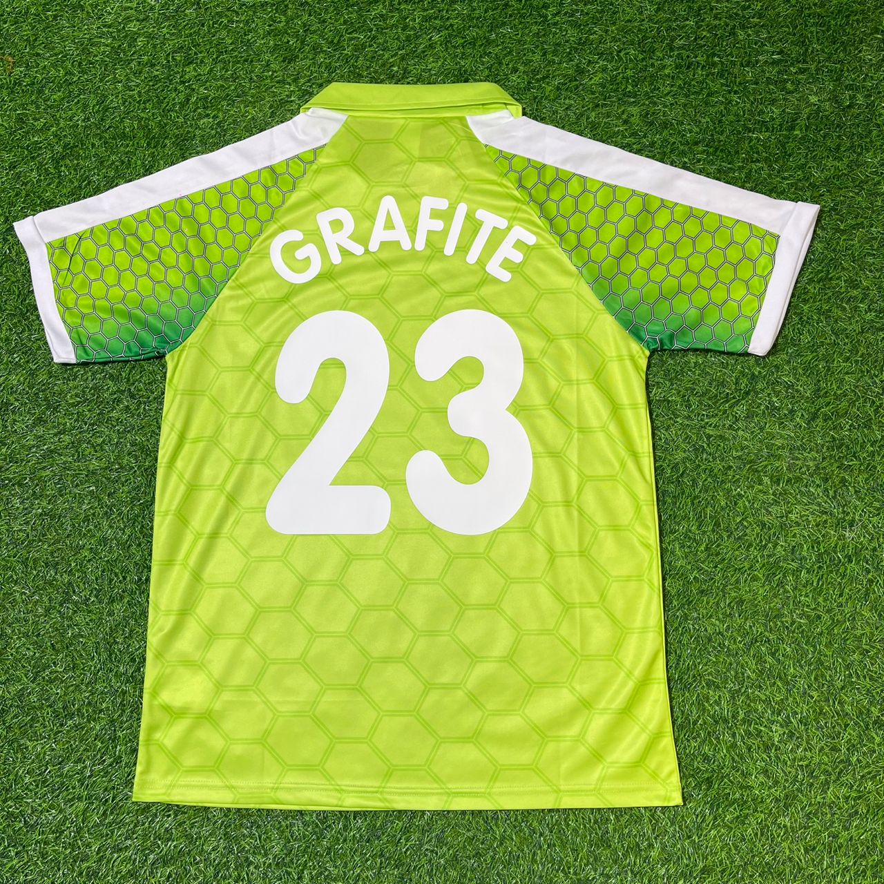 Grafite VfL Wolfsburg Grünes Retro Fußballtrikot