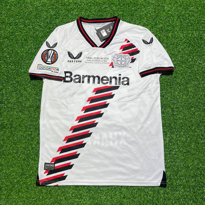 Granit Xhaka Bayer 04 Leverkusen 2024 Europa League Final Home Retro Football Jersey