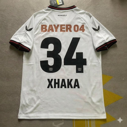 Granit Xhaka Bayer 04 Leverkusen 2023/2024 Home Retro Football Jersey