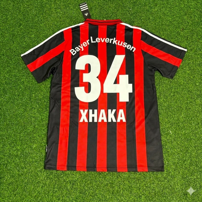 Maillot de football rétro domicile Granit Xhaka Bayer Leverkusen