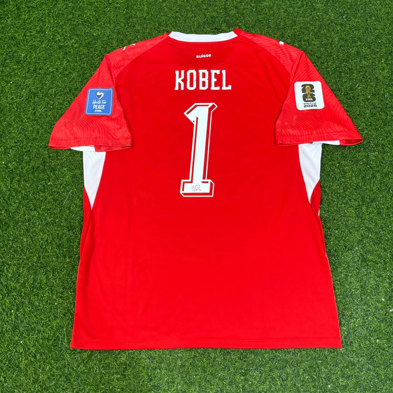 Gregor Kobel 1- Switzerland 2026 World Cup Kit Jersey Trikot Maillot