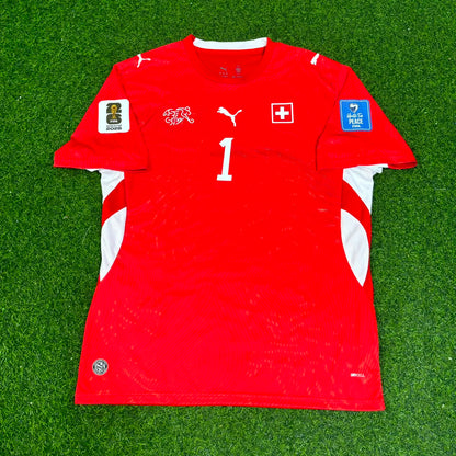 Gregor Kobel 1- Switzerland 2026 World Cup Kit Jersey Trikot Maillot