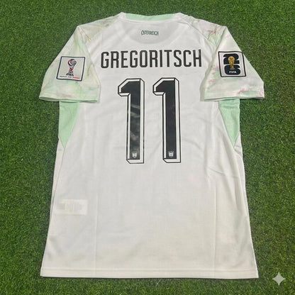 Michael Gregoritsch Austria White 2026 World Cup Football Jersey