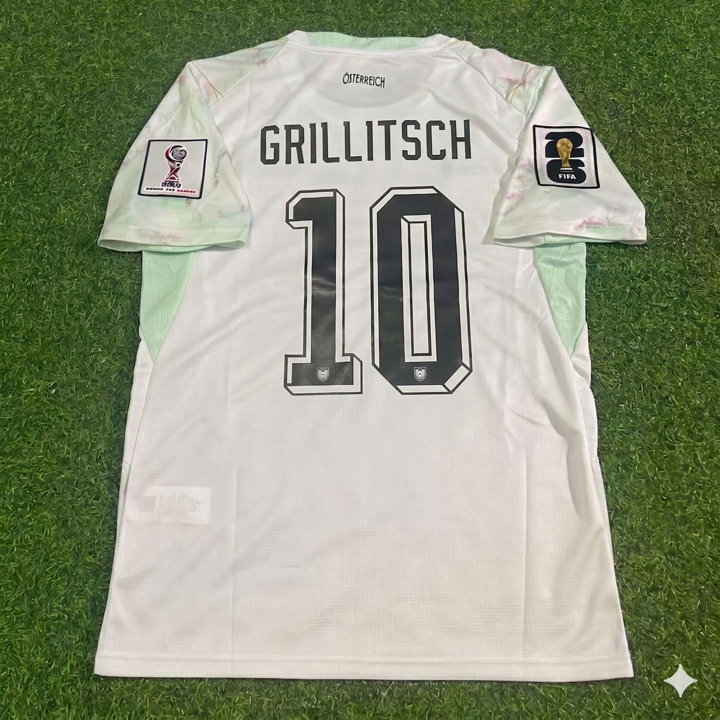 Florian Grillitsch Austria White 2026 World Cup Football Jersey