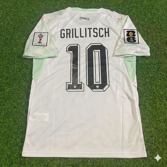 Florian Grillitsch Austria White 2026 World Cup Football Jersey