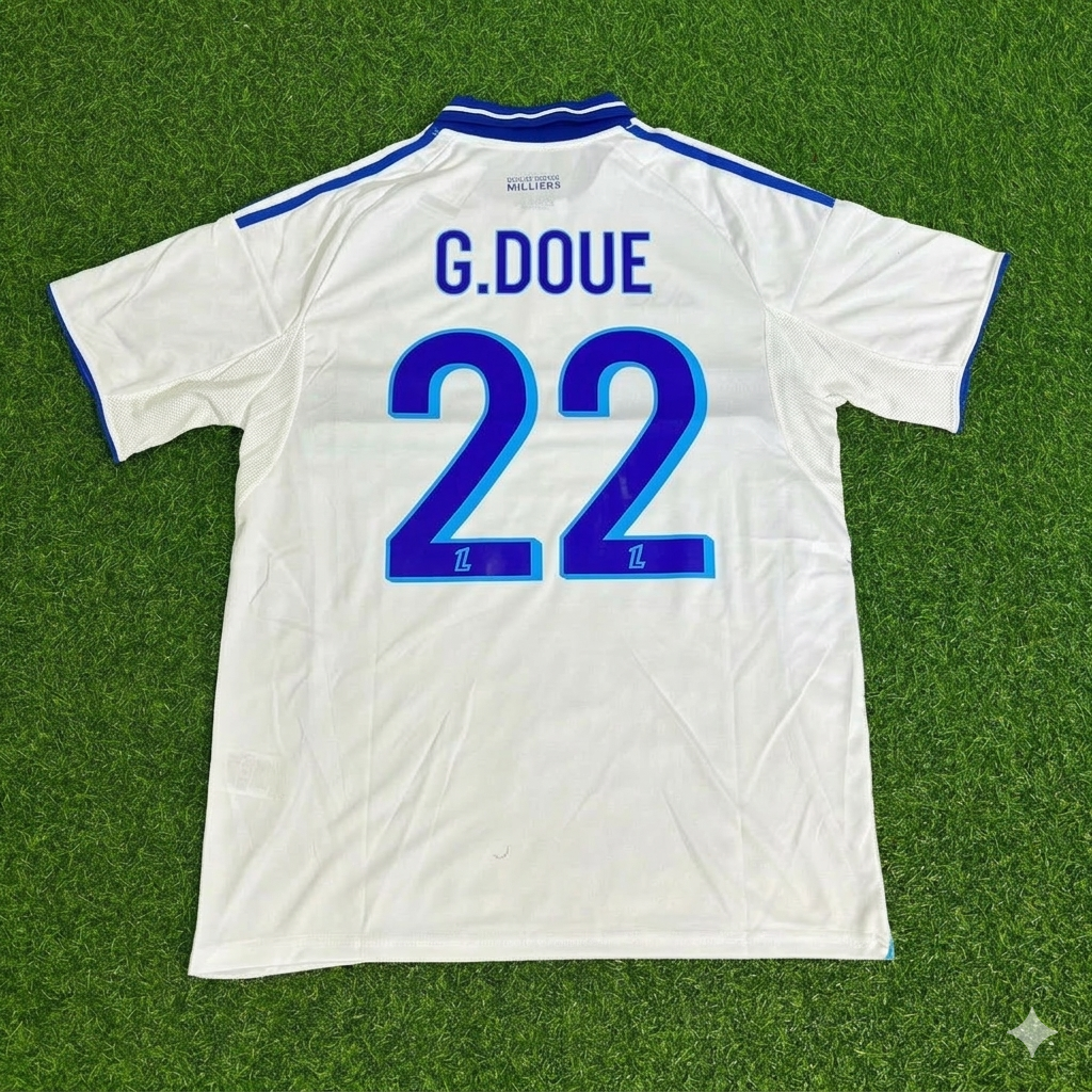 Guéla Doué 22- Strasbourg New Season 2026 Jersey Trikot Maillot Soccer Shirt