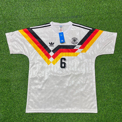 Guido Buchwald Deutschland 1990 Weltmeisterschaft Retro Fußballtrikot