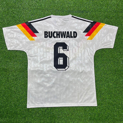 Guido Buchwald Deutschland 1990 Weltmeisterschaft Retro Fußballtrikot