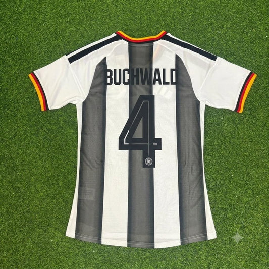 Guido Buchwald Germany Stripe Special Edition Black White Jersey Trikot Maillot