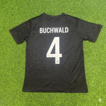 Guido Buchwald Germany 125 Years Special Black Football Jersey