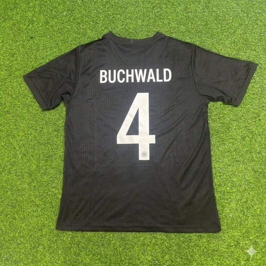 Guido Buchwald Germany 125 Years Special Black Football Jersey