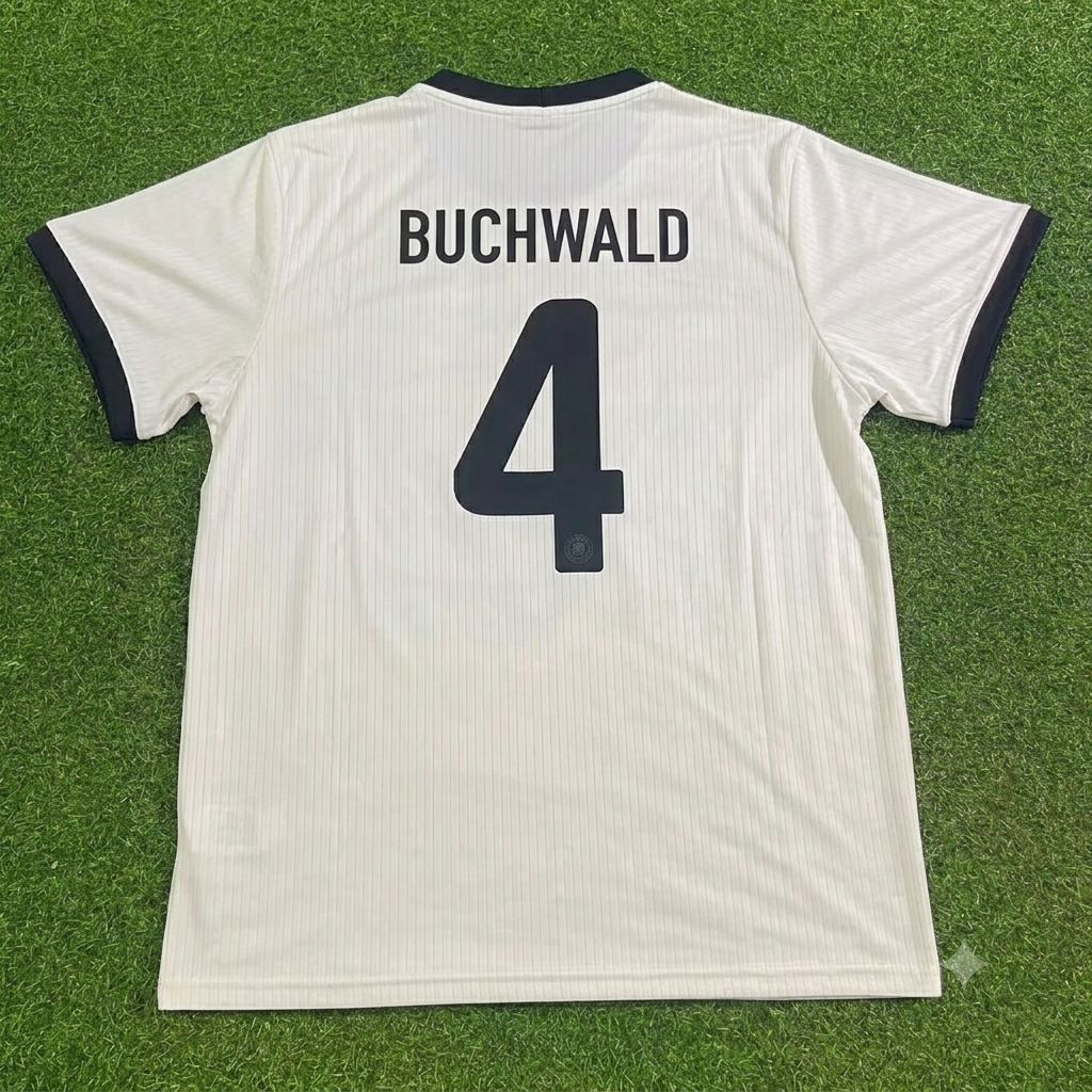 Guido Buchwald Germany Deutschland 125 Year Special White Football Jersey