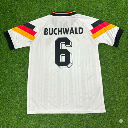 Guido Buchwald Germany 1992 Retro Football Jersey