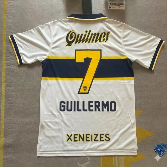 Guillermo Barros Schelotto 7- Boca Juniors Kit Jersey Trikot Maillot