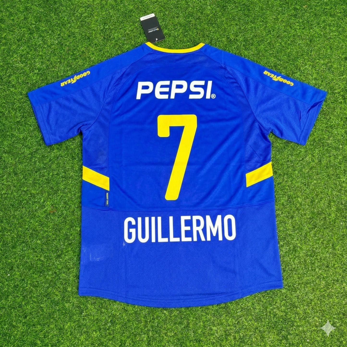 Guillermo Barros Schelotto Boca Juniors 2003 2004 Retro Jersey Maillot Trikot Maglia Soccer Shirt