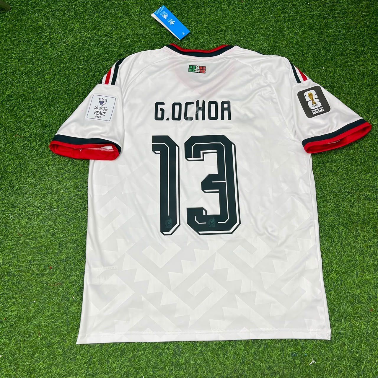 Guillermo Ochoa Mexico 2026 World Cup Home White Football Jersey