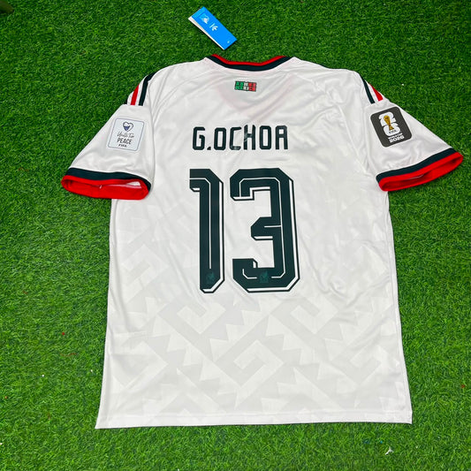 Guillermo Ochoa Mexico 2026 World Cup Home White Football Jersey