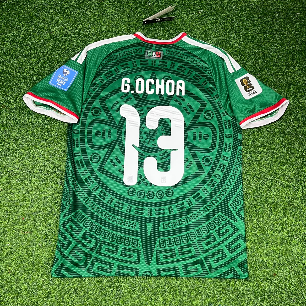 Guillermo Ochoa Mexico 2026 World Cup Home Green Football Jersey