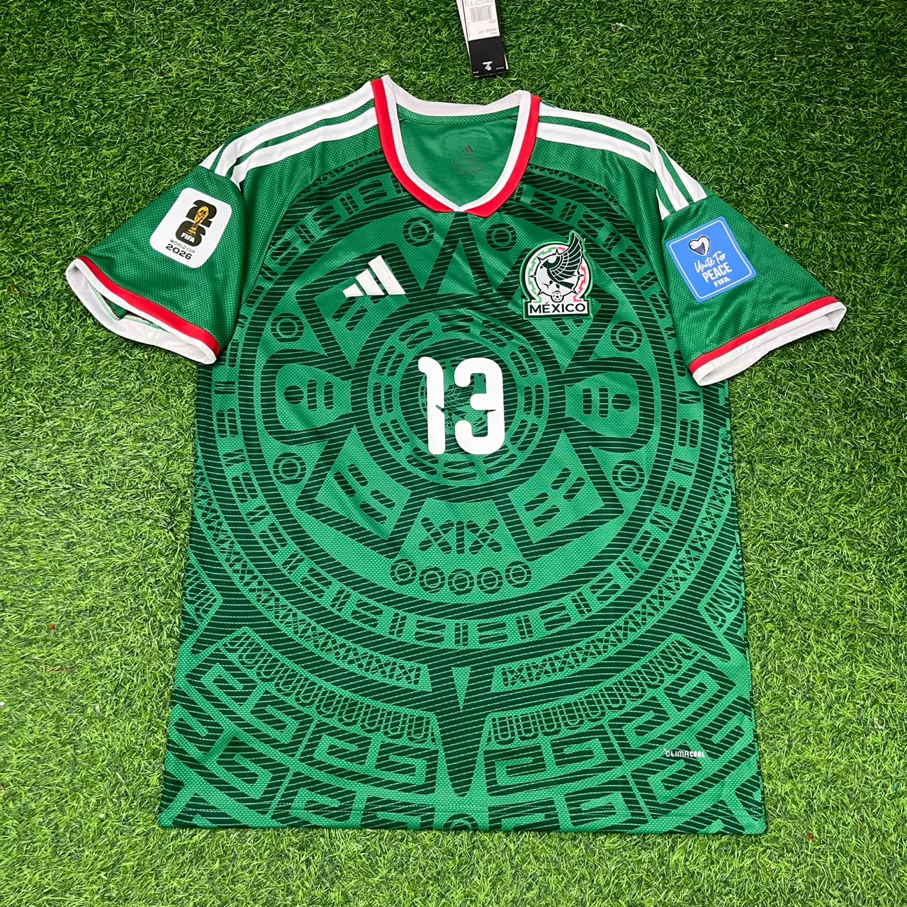 Guillermo Ochoa Mexico 2026 World Cup Home Green Football Jersey