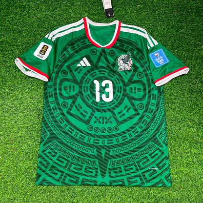 Guillermo Ochoa Mexico 2026 World Cup Home Green Football Jersey