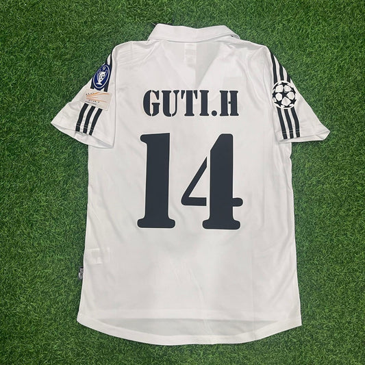 Guti Hernández Real Madrid 2002–2003 Home Retro Football Jersey Kit