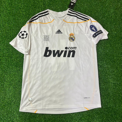 Cristiano Ronaldo Real Madrid 2009 2010 Retro Jersey Soccer Shirt Trikot