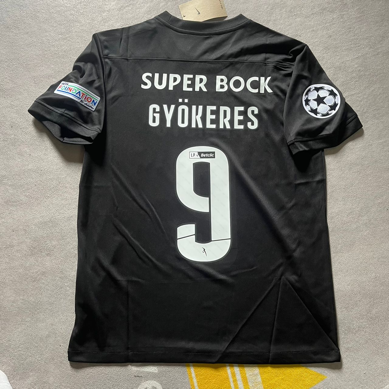 Viktor Gyökeres Sporting CP Lisbon Commemorative Black  2025 New Season Football Jersey