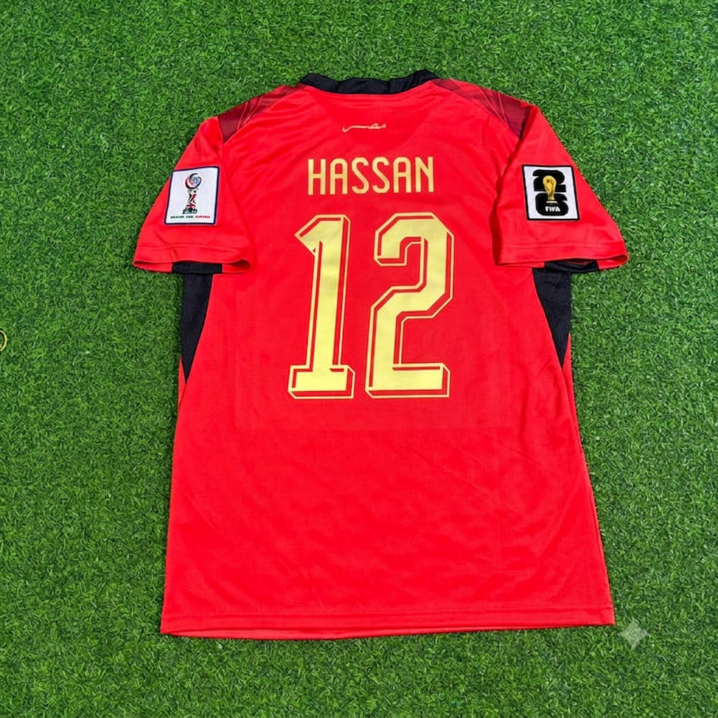 Haissem Hassan Egypt 2026 World Cup Home Football Jersey