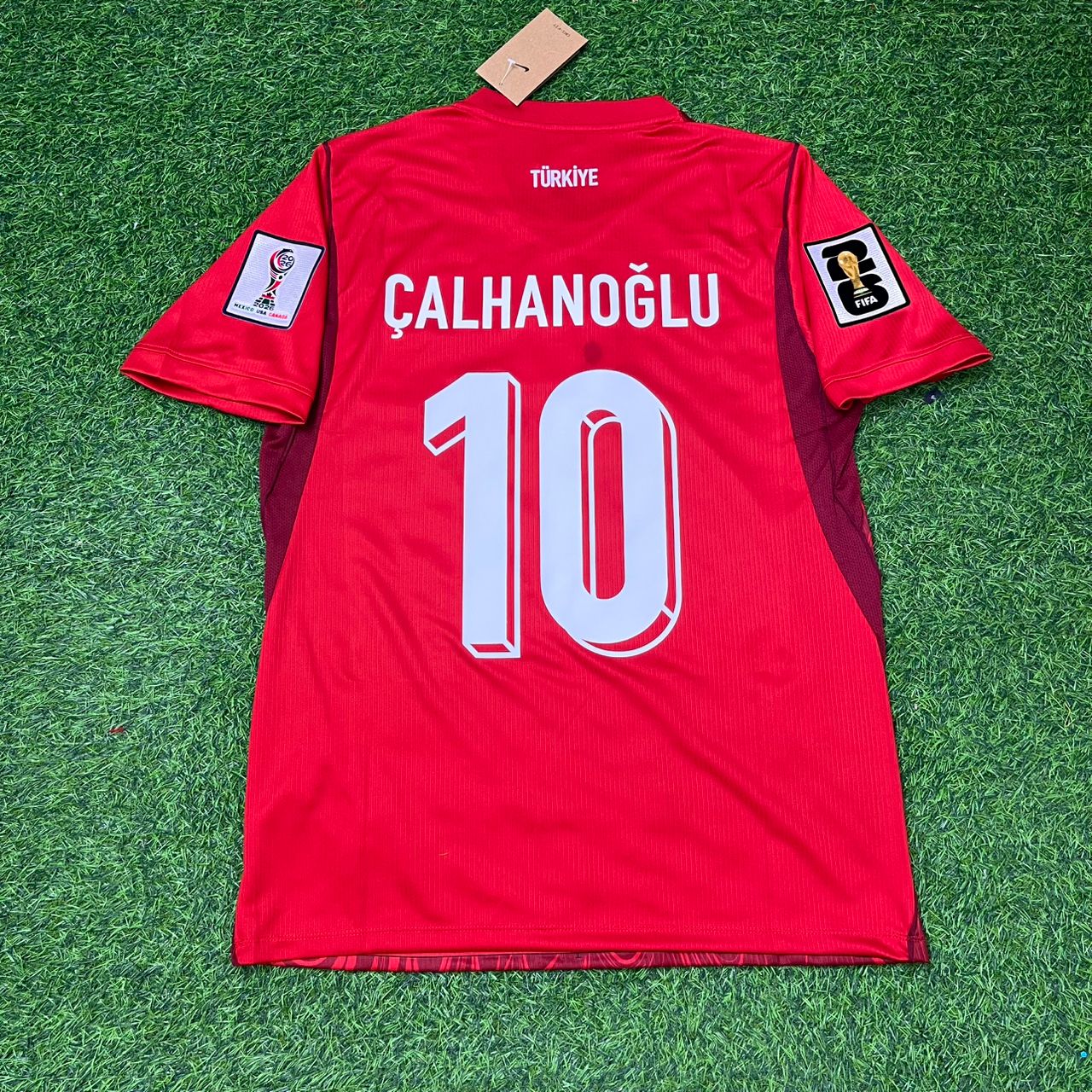 Hakan Çalhanoğlu #10 Turkey Türkiye 2026 World Cup Home Red Football Jersey