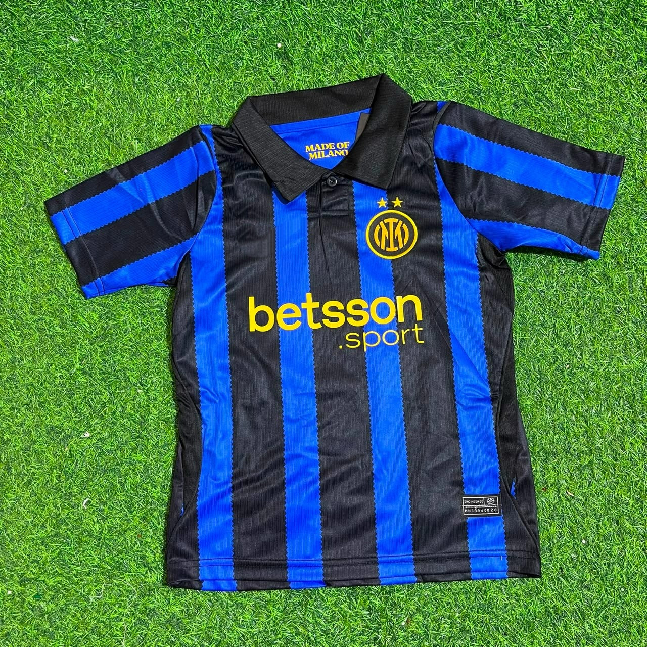 Hakan Calhanoglu Inter Home New Season 2027 Kids Jersey Trikot Maillot Soccer Shirt