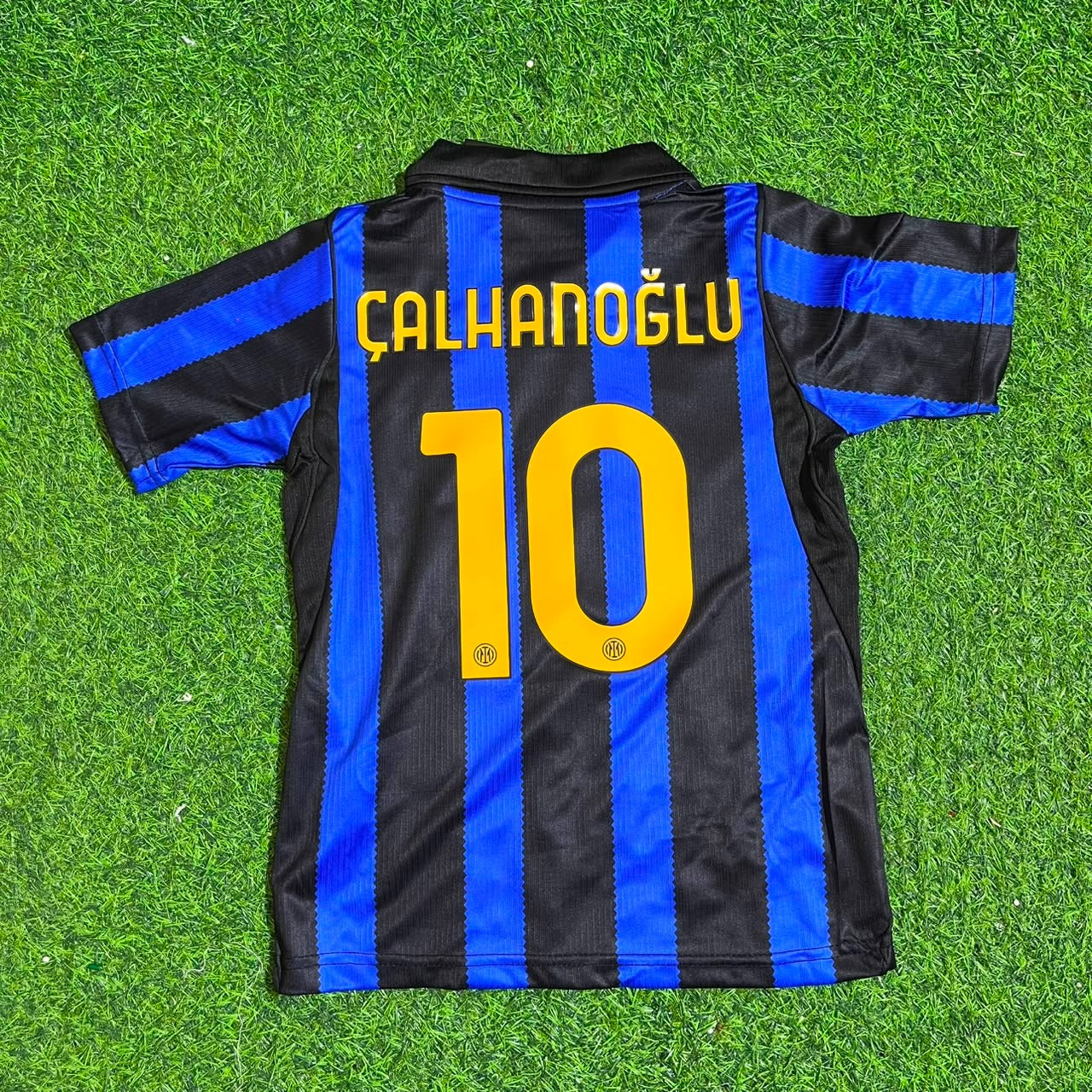 Hakan Calhanoglu Inter Home New Season 2027 Kids Jersey Trikot Maillot Soccer Shirt