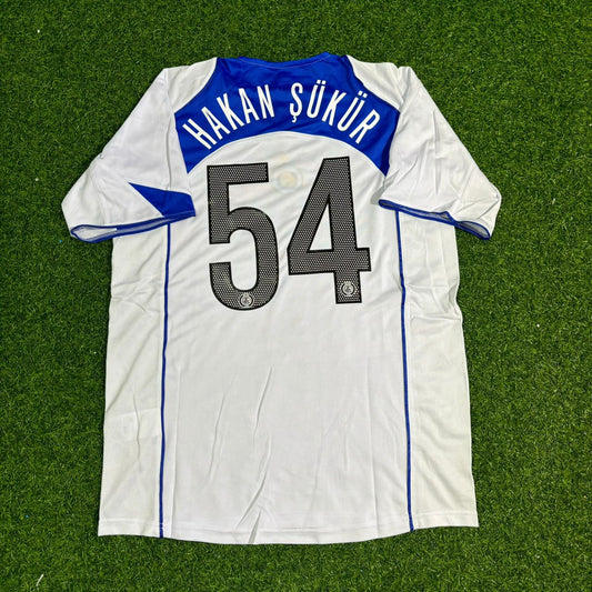 Hakan Sukur Inter Milan Retro White Football Jersey