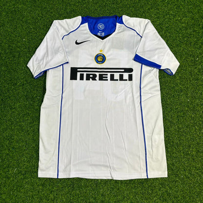 Hakan Sukur Inter Milan Retro White Football Jersey