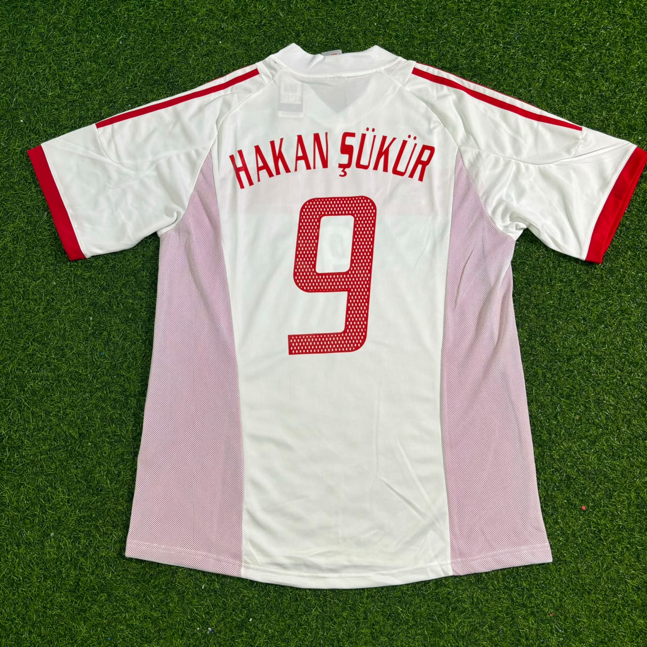 Hakan Şükür Türkiye Turkey 2002 World Cup White Retro Football Jersey