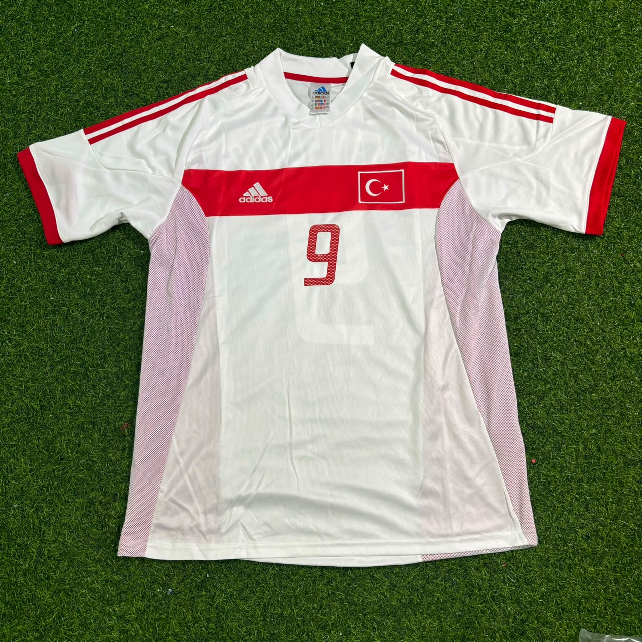 Hakan Şükür Türkiye Turkey 2002 World Cup White Retro Football Jersey