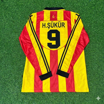 Hakan Sukur Galatasaray 1999-2000 Long Sleeve Retro Football Jersey