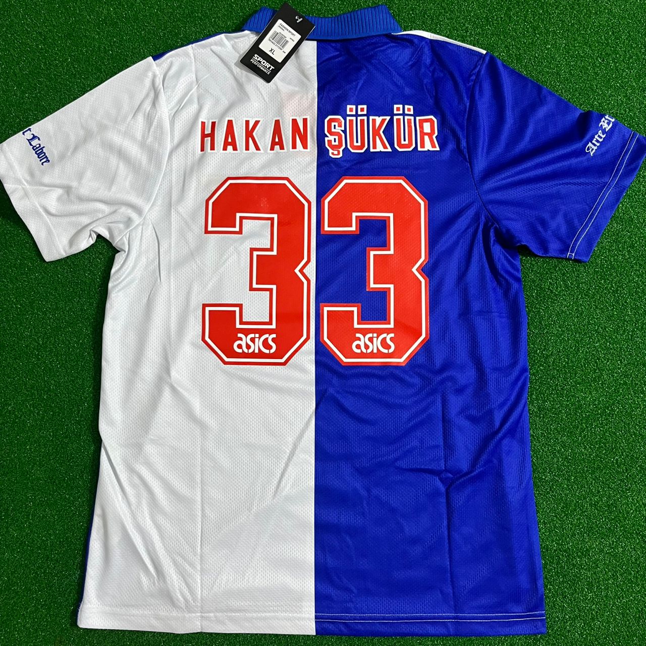 Hakan Şükür Blackburn Rovers Retro Home Football Jersey