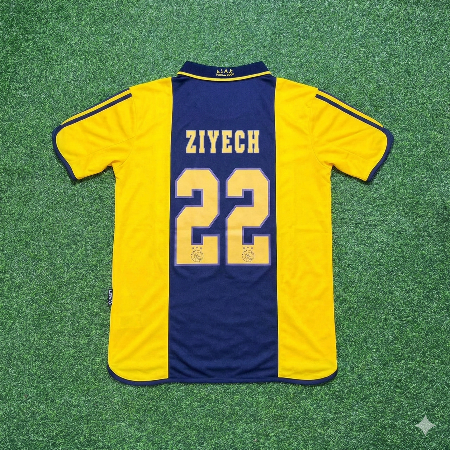 Hakim Ziyech Ajax Retro Yellow Football Jersey
