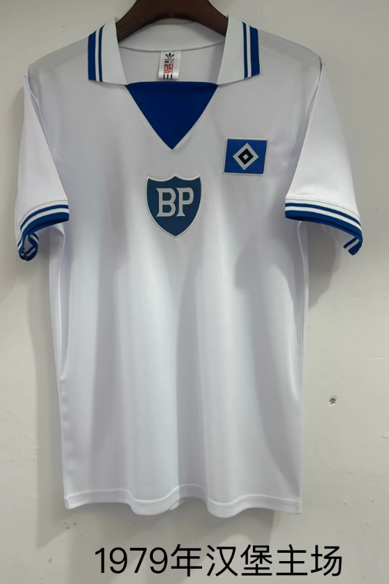 Hamburg 1979-80 Home Saison Retro Trikot